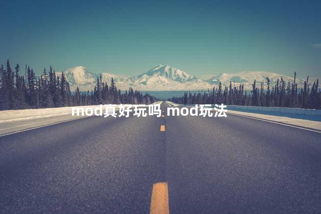 mod真好玩吗 mod玩法